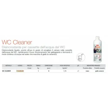 WC Cleaner Disincrostante per cassette dell’acqua del WC 11300580 - Dispositivi anticalcare