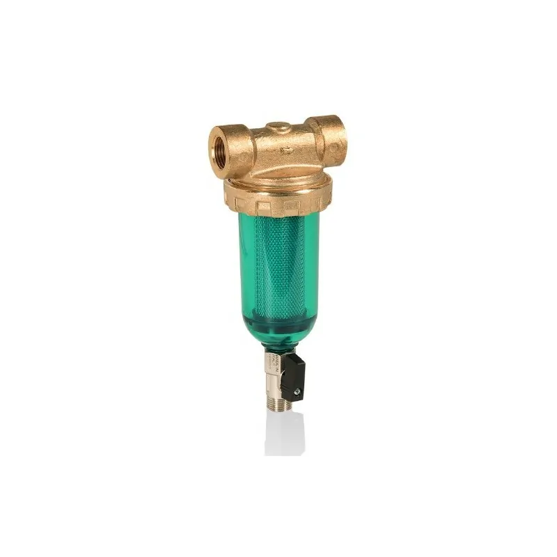 Gel filtro Depura Cyclon Baby 3/4' ottone con cartuccia inox e valvola di scarico 10115310 - Filtri per acqua