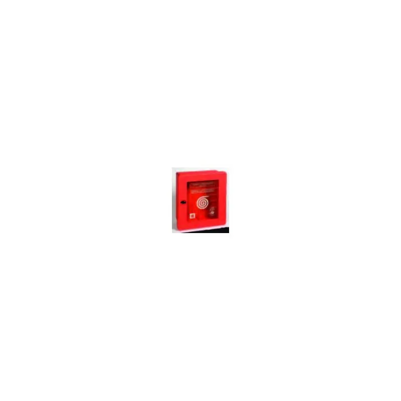 Cassetta plastica rossa portello vetrato A10507 - Cassette antincendio