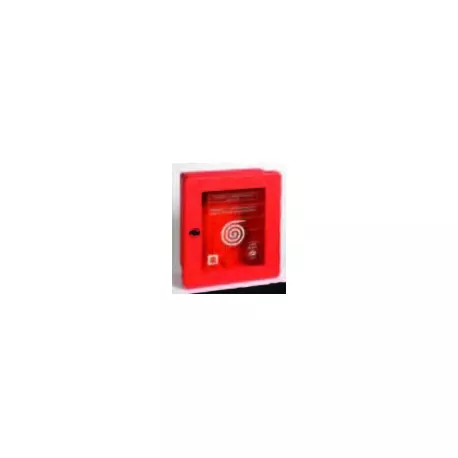 Cassetta plastica rossa portello vetrato A10507