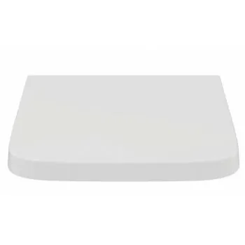 BLEND CUBE sedile slim per vaso Blend Cube, a chiusura rallentata, colore bianco finitura lucido T392701 - Sedili per WC