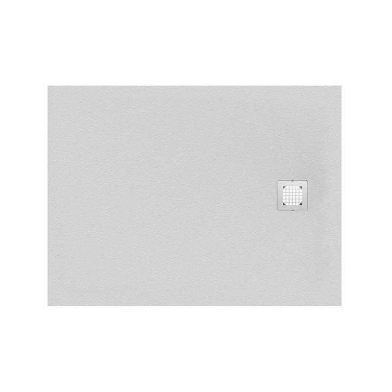 ULTRA FLAT S piatto doccia rettangolare L.120 P.70 cm ultrasottile, colore bianco finitura opaco effetto pietra K8221FR - Pia...