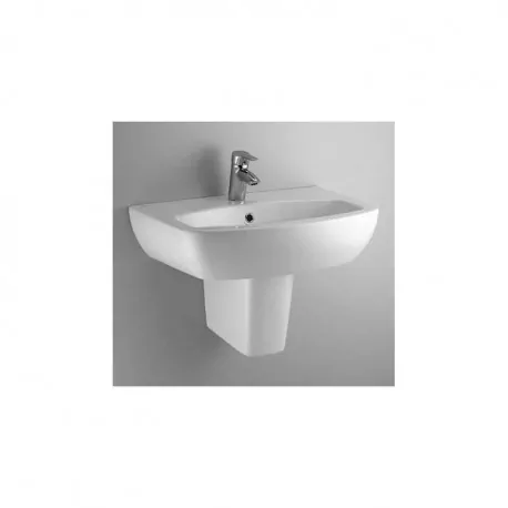 MIA semicolonna per lavabo bianco J437000