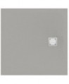 ULTRA FLAT S piatto doccia quadrato 100 cm ultrasottile, colore grigio cemento finitura opaco effetto pietra K8216FS - Piatti...