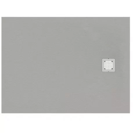 ULTRA FLAT S piatto doccia rettangolare L.140 P.90 cm ultrasottile, colore grigio cemento finitura opaco effetto pietra K8256FS