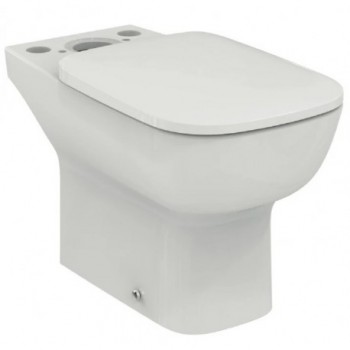 ESEDRA vaso a pavimento con sedile a sgancio rapido, senza cassetta, colore bianco T301001 - Vasi WC