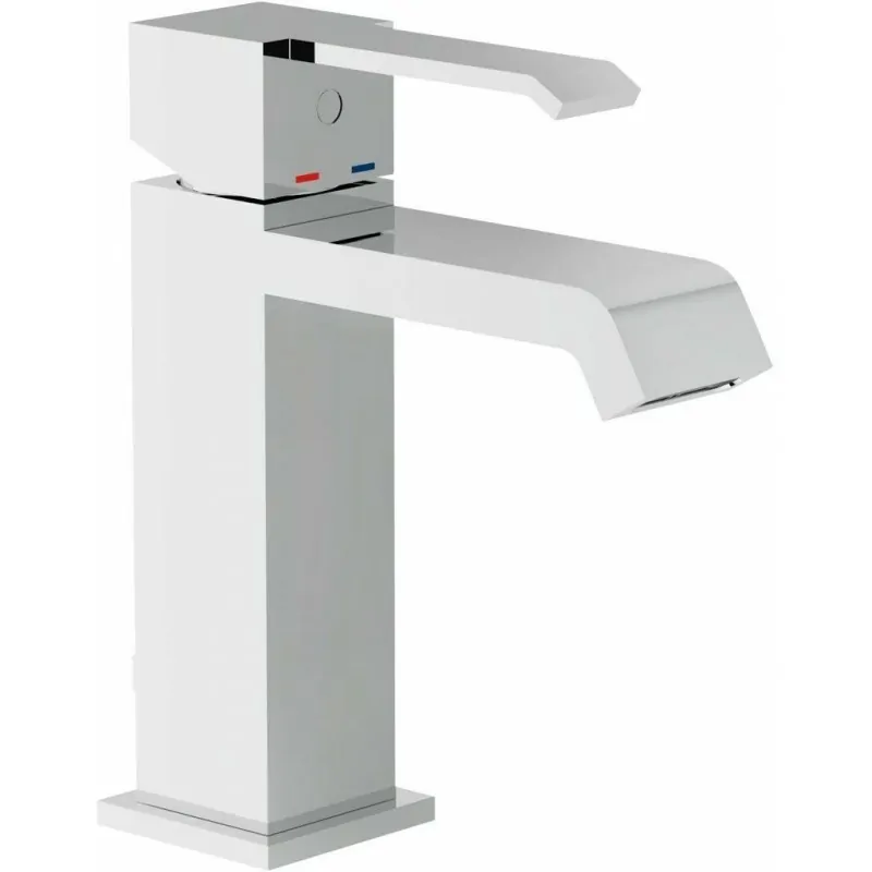 SOLIDO Miscelatore rubinetto monocomando lavabo scarico ø1.1/4" cromato SL00118/1CR - Per lavabi