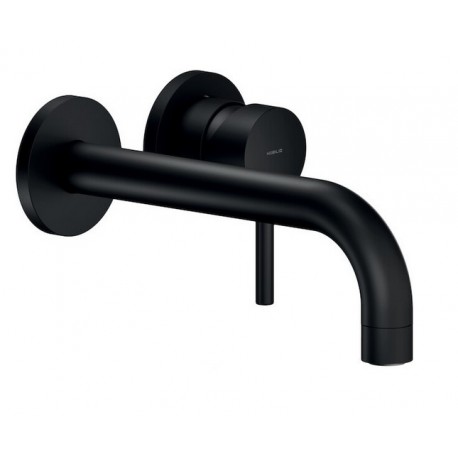 Live Miscelatore lavabo a parete con bocca lunga - velvet black LV00199/1BM - Per lavabi