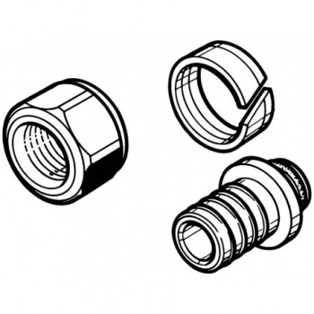 REHAU Raccordo ad anello di bloccaggio Speed 16 x 1,5 mm 13208951001 - Meccanici per tubi PEX