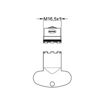 Aeratore integrato, mosseur per lavabo. Aeratore filettatura esterna M16,5 x 1 14,9-7,2 l/min 13937000 - Accessori