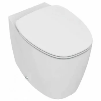 Ideal Standard DEA vaso filo parete AquaBlade® con sedile slim a sgancio rapido, colore bianco T349001 - Vasi WC