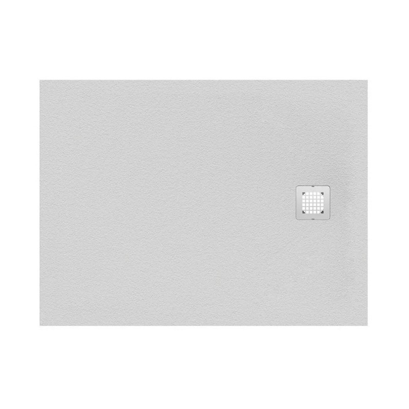 ULTRA FLAT S piatto doccia rettangolare ultrasottile Ideal Solid 140 x 80 cm, finitura opaca effetto pietra, bianco K8237FR -...