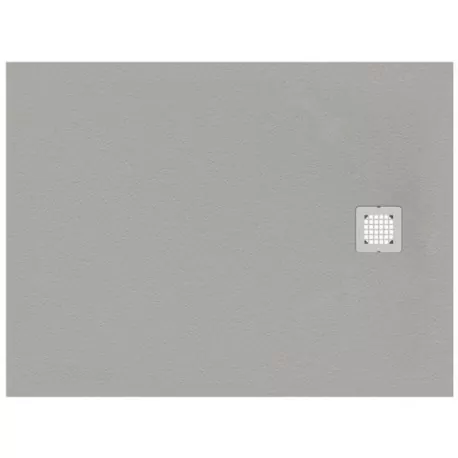 ULTRA FLAT S piatto doccia rettangolare L.140 P.80 cm ultrasottile, colore grigio cemento finitura opaco effetto pietra K8237FS