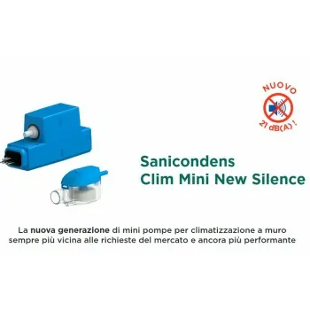 SFA SANICONDENS CLIM MINI NEW SILENCE pompa per acqua di condensa per condizionatore/split SCONCLIMS - Per scarico condensa