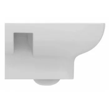 Ideal Standard I.LIFE A vaso sospeso RimLS+, con scarico a parete, senza sedile, con fori fissi, colore bianco finitura lucid...