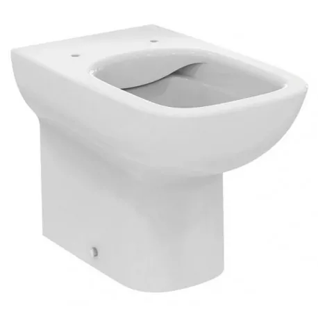 Ideal Standard I.LIFE A vaso a terra RimLS+, per installazione a filo parete, senza sedile, colore bianco finitura lucido T452501