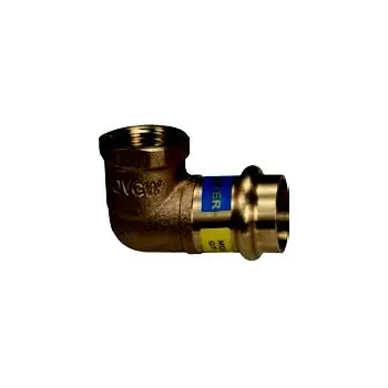 UNICO-FBQ BRONZE 90° F 1/2"-18 RKF090V041800 - A pressare in rame/bronzo per gas