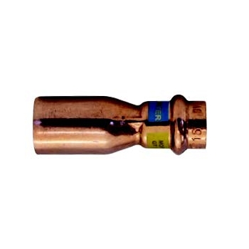 UNICO-FBQ COPPER DIR-R M-F 28-22 RKP243V282200 - A pressare in rame/bronzo per gas