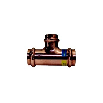 UNICO-FBQ COPPER TEE FFF 28 RKP130V282828 - A pressare in rame/bronzo per gas