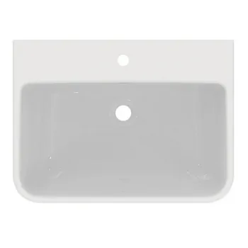 Ideal Standard I.LIFE B lavabo top L.65 cm, monoforo, con troppopieno, colore bianco finitura lucido T460601 - Lavabi e colonne