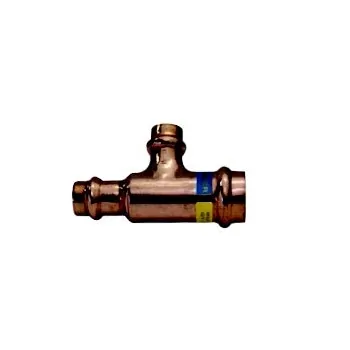 UNICO-FBQ COPP. TEE-R FFF 35-28-35 RKP131V352835 - A pressare in rame/bronzo per gas