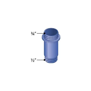 Tappo prova impianto in PP ½" × ¾" blu -137.350.3 - In PVC filettati