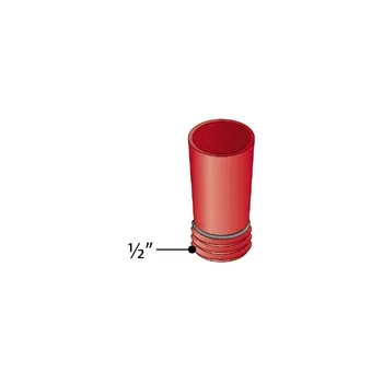 Tappo prova impianto in Nylon ½" rosso -137.055.2 - In PVC filettati