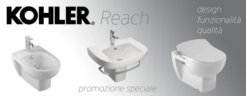 Linea Reach di Kohler: promozione speciale